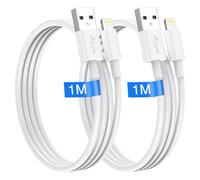 Cavo iPhone 1M - Set di 2 cavi per iPhone di ricarica rapida certificato MFi caricabatterie iphone Lightning a USB originale ultra resistente cavo iPhone per Apple iPhone 14 13 12 11 Pro