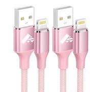 Cavo iPhone, 2m+1m/ 2 Pezzi Ricarica Filo Caricatore iPhone Carica Rapida Certificato MFi Lungo Cavo Lightning USB Caricabatterie Cavetto per iPhone 11 12 13 14 Pro Max Plus Mini XS XR X 8 7 6 SE iPad