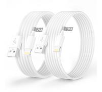 Cavo iPhone Originale Apple Certificato MFi, Cavo Lightning 2M+3M 2Pack, Cavetto iPhone Cavi Ricarica i-Phone Cavi Caricatore i-Phone Filo Cavi USB per iPhone 14 13 12 11 Pro Max XS XR X 8 7 6 SE iPad