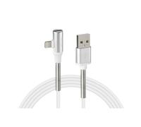 CAVO IPHONE RICARICA VELOCE USB LIGHTNING + ADATTATORE AURICOLARI 1 METRO BIANCO