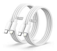 Cavo iPhone USB C Lightning 1M 2Pezzi[Certificato MFi], Cavo USB C Lightning Cavi Ricarica Phone Cavetto Phone Filo Cavo Caricatore Cavi Lighting USB C per Apple iPhone 14 13 12 11 Pro Max