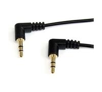 StarTech.com Cavo audio Stereo slim ad angolo destro con jack da 3,5mm, maschio/maschio, 1.8m