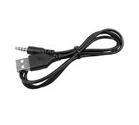 Cavo Jack 3.5 mm a USB, Cavo Audio 3.5 mm a USB DC per Ricarica Cuffie e Dispositivi Portatili, Adattatore Alimentazione 5V Spinotto per MP3 MP4 Radio DAB Altoparlanti Ricambio Universale Plug Play 1m