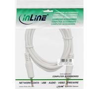 Cavo jack - 3,5 mm maschio - maschio - stereo - bianco - oro - 2 m