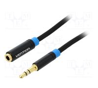 Cavo Jack 3,5mm 3pin presa,Jack 3,5mm 3pin spina nero