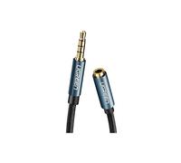 CAVO JACK 3 UGREEN AV118 - prolunga 3,5 mm 1m, connettori placcati in oro, schermato