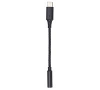Cavo jack Aux con suono cristallino, trasmissione del segnale audio senza perdite, materiale in fibra per la maggior parte dei dispositivi Type-C,