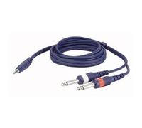 CAVO JACK DAP AUDIO FL313 1 x MINI JACK STEREO 3,5 mm - 2 x JACK MONO 6,3 mm 3 METRI