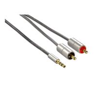 Cavo Alluminio Jack 2 Rca MM 2M
