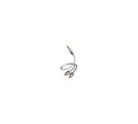 Cavo jack maschio da 3,5 mm/2 RCA maschi - Bianco - 3 m - INAKUSTIK - PREMIUM II