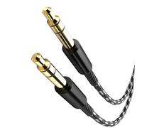 Cavo jack per chitarra elettrica e basso, Cavo mixer for chitarra maschio-maschio da 6,35 mm multicolore 1-10 m(Black,1.5m)