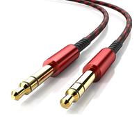 Cavo jack per chitarra elettrica e basso, Cavo mixer for chitarra maschio-maschio da 6,35 mm multicolore 1-10 m(Red,300cm)