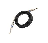 Cavo jack per strumenti diritto/angolare, Cavo stereo for chitarra elettrica da 6,35 mm maschio a maschio, doppia schermatura, multicolore, 1-20 m(1 Meter)