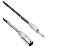Cavo Jack XLR maschio, x Casse e Strumenti - Jack 6,3 mono molla a Cannon XRL