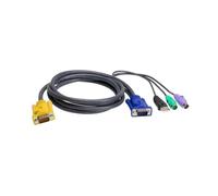 Cavo KVM ATEN 1,8 m PS/2-USB SPHD 3 in 1 Nero