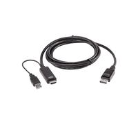 CAVO KVM ATEN 2L-7D02HDP True 4K HDMI a DP 1,8m