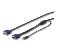StarTech.com Cavo KVM USB da 1,8m per Console StarTech.com Montabile ad Armadio Rack - VGA & USB - Cablato con Singolo Connettore (RKCONSUV15)