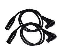 Cavo L-Shaped 3Pin XLR Maschio Dritto A 3Pin XLR Femmina Per Microfono PA