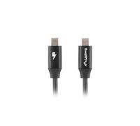 LANBERG CA-CMCM-40CU-0018-BK cavo USB 1,8 m USB 2.0 USB C Nero