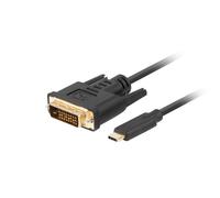 Cavo Lanberg CA-CMDV-10CU-0018-BK USB Type-C a DVI-D 1,8 m Black HDR 4K 60Hz