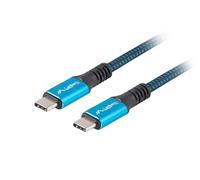 Cavo Lanberg Usb-C M/M 4.0 0.5M 100W 8K 30Hz Ca-Cmcm-45Cu-0005-Bk