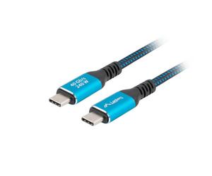 Cavo Lanberg USB4 CA-CMCM-45CU-0020-BK 2 m USB C 40 Gbit/s Nero Blu
