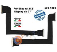 CAVO LCD LED DISPLAY PER APPLE IMAC 27" A1312 2010 593-1028 B FLEX FLAT SCHERMO