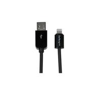Cavo Lightning a USB 1m - STARTECH - USBLT1MB - Sincronizzazione e carica - Doppio schermatura - Nero