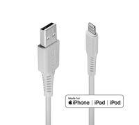 CAVO LINDY USB A TO LIGHTNING C89, M/M, 1MT, (TIPO APPLE), BIANCO, 31326 NEW