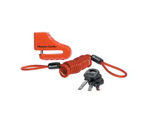 CAVO LUCCHETTO MASTERLOCK Bloccadisco moto, Chiave, 5 cm