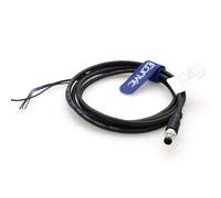 Cavo M8 a 3 pin, codice A maschio per sensore di aviazione, cavo elettrico schermato impermeabile per modulo bus di campo di controllo dell'automazione industriale, rete di dispositivi 2 m