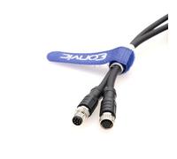 Cavo M8 a 8 pin, codice A, da maschio a femmina, cavo per sensore di aviazione, impermeabile, schermato, cavo elettrico per automazione industriale, modulo bus di campo, rete di dispositivi, 2 m