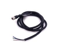 Cavo M8 Connettore a 5 pin Presa femmina Codice B diritto Stampaggio cablabile Coassiale Cavo di prolunga 1 m Collegamento di alimentazione impermeabile Presa circolare industriale Connettori