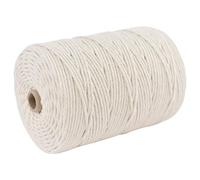 Cavo macrame 1mm x 100m in cotone naturale macrame corda singolo filo a filo macrame filato macrame stringa di pianta appesa a maglieria decorazioni per la casa fai -da -te intrecci