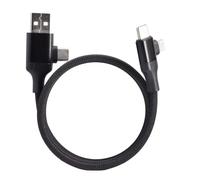 Cavo magnetico universale 4 connettori 3A 60 W Nero