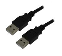 Cavo MCL 5m USB 2.0 Nero USB-A Maschio/Maschio Alta Velocità