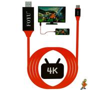 CAVO MHL TYPE C HDMI 4K FULL HD 1080P HDTV TV PER SAMSUNG HUAWEI MIRROR LINK