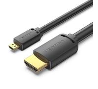 Cavo Micro HDMI Vention AGIBF 2.0 4K 1 m placcato oro nero