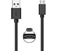 Cavo micro USB da 1,8 m, ricarica rapida per controller Xbox One/PS4/Dual Shock 4/Kindle Tablet/Fire HD/Samsung/Android/fotocamera/TV Stick, LG K8V Aristo 5/K40/Phoenix/Escape, Moto E/E5/E6/cavo