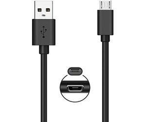 Cavo micro USB da 1,8 m, ricarica rapida per controller Xbox One/PS4/Dual Shock 4/Kindle Tablet/Fire HD/Samsung/Android/fotocamera/TV Stick, LG K8V Aristo 5/K40/Phoenix/Escape, Moto E/E5/E6/cavo