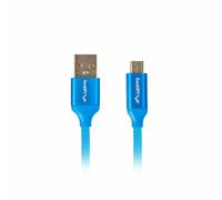 LANBERG CAVO USB CA-USBM-20CU-0018-BL CONNETTORI USB A MICRO USB QC 3.0 1.8M BLU