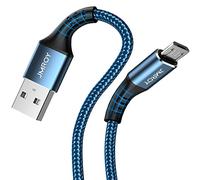 Cavo micro USB per tablet Android Cavo USB intrecciato da 1 m, cavo USB per ricarica rapida, compatibile con Samsung S7/S6/S5, HTC, Huawei, Sony, Nexus, Nokia, Tablet, PS4 e molto altro ancora