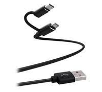 Cavo Micro Usb + Usb-c Tnb