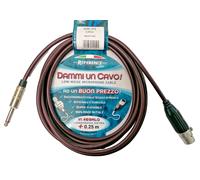 Cavo Microfonico Canon Femmina/Jack Microfono XLRF-JTS 3,25 metri Dammiuncavo