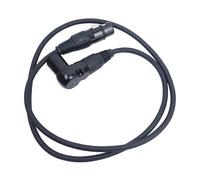 Cavo Microfonico Schermato Qualità Suono 1 8M con Connettore Angolo Retto