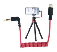 Cavo microfono da 3,5 mm Trs a Trrs, cavo microf ono da 3,5 mm, cavo micr ofono sostitutivo da 3,5 m m, per Rode Wireless GO 2 / ME/Pro Holly-land Lark M1 / M2 / Max / 150 / M1 / Max Duo