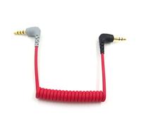 Cavo microfono da TRS a TRRS da 3,5 mm, cavo microfono ad angolo retto a spirale per smartphone, tablet RODE Videomic Pro+/VideoMic GO