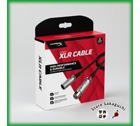 Cavo microfono HyperX XLR 6Z2B9AA 10 piedi 3,1 m Pro audio schermato per Procast