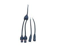 Cavo microfono schermato, Connettore tipo Y IP67 a 2 pin, 3 pin e 4 pin, spina for lampada da esterno, divisore for cavi elettrici maschio e femmina(1 to 2 Male Female)