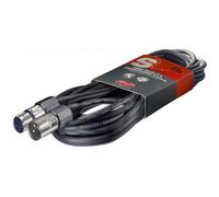 STAGG - Cavo per microfono XLR maschio a femmina a 3 pin da 6 m nero